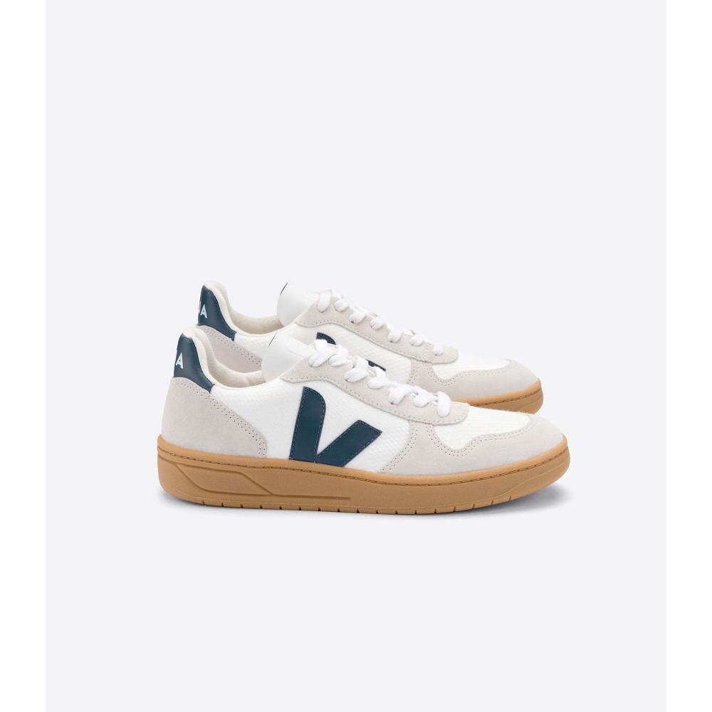 Veja V-10 B-MESH Tenisky Damske White/Beige | SK 637MQZ